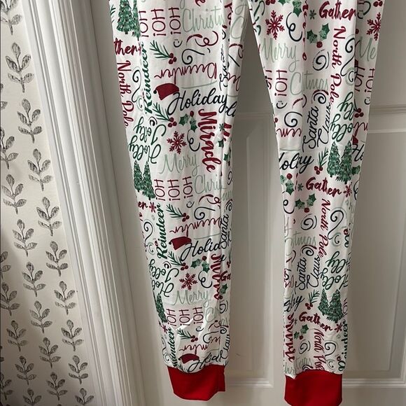 Amazon Red and White Festive Pajama Set - Picture 2 of 6